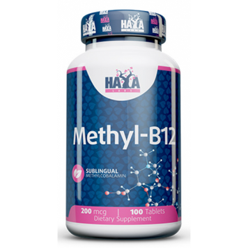 Haya Labs, Methyl B-12, 200 мкг, 100 таблеток (HAL-00733), фото