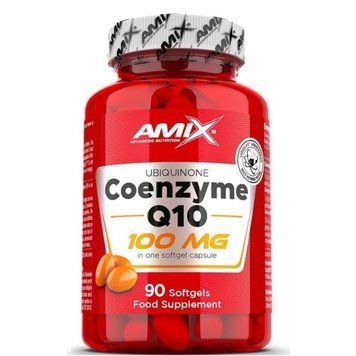 Коензим Q10 100 мг Amix Coenzyme Q10 - 90 гелевих капсул, фото