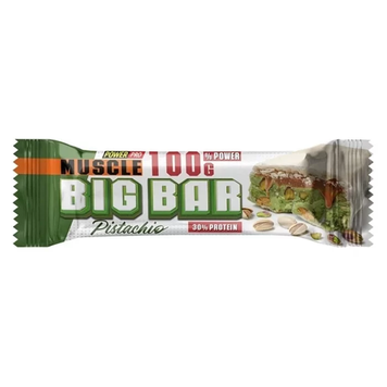 Батончик протеиновый 30% Power Pro Muscle Big Bar | фисташка - 100 г - 1/10 шт, фото