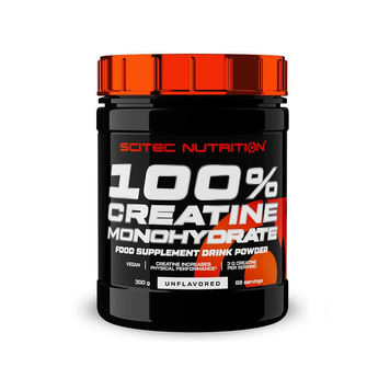 Креатин моногидрат Scitec Nutrition 100% Creatine Monohydrate | без вкуса - 300 г, фото