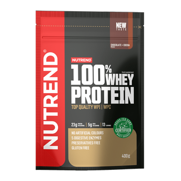 Сывороточный протеин Nutrend 100% Whey Protein | белый шоколад + кокос - 400 г, фото