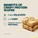 Myprotein MPT-83015 Хрусткі протеїнові вафлі Myprotein Crispy Protein Wafer | аріхосова паста - 10 шт по 42 г 2