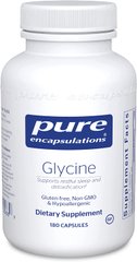 Глицин, Glycine 180's, Pure Encapsulations, 180 капсул (PE-00566), фото