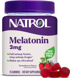 Natrol, Melatonin Gummies, 3 мг, клубника, 70 жевательных цукерок (NTL-08066), фото