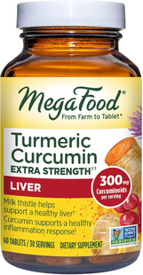 MegaFood, Turmeric Strength for Liver, 60 таблеток (MGF-10306), фото