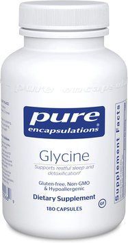 Глицин, Glycine 180's, Pure Encapsulations, 180 капсул (PE-00566), фото