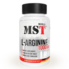 MST Nutrition, L-Аргінін, 90 таблеток (MST-16078), фото