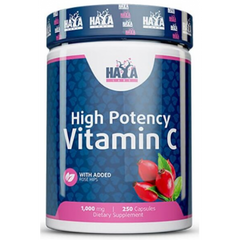 Haya Labs, High Potency Vitamin C 1000 мг with rose hips, 250 капсул (818793), фото