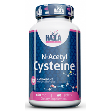 Haya Labs, NAC (N-Acetyl L-Cysteine), N-Ацетил-L-цистеїн, 600 мг, 60 таблеток (HAL-41634), фото