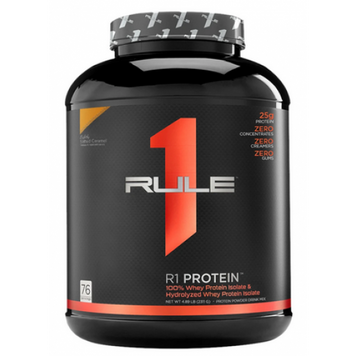 Rule 1, Protein R1, 25 г ізоляту протеїну + 6 г BCAA, солона карамель, 2280 г (816684), фото