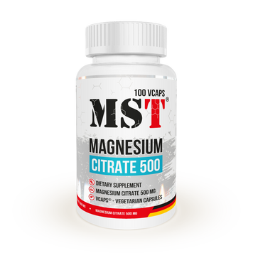 Магний цитрат 500 мг MST Magnesium Citrate - 100 капсул, фото