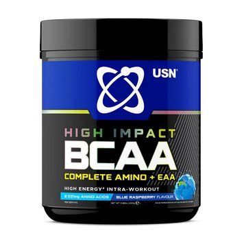 Комплекс амінокислот USN BCAA Complete Amino + EAA | Блакитна малина - 400 г, фото