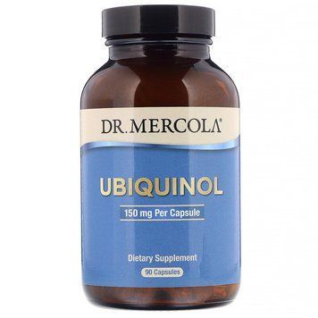 Dr. Mercola, убихинол, 150 мг, 90 капсул (MCL-01800), фото
