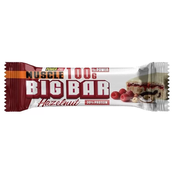 Батончик протеиновый 30% Power Pro Muscle Big Bar | фундук - 100 г - 1/10 шт, фото