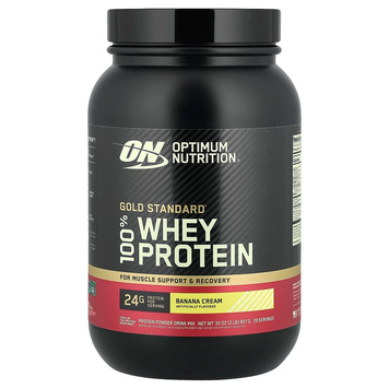 Optimum Nutrition Gold Standard 100% Whey сироватковий протеїн | банановий крем - 907 г, фото
