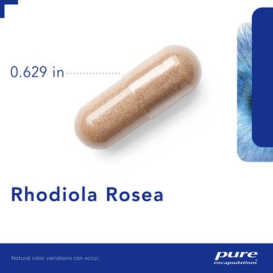 Родіола рожева, Rhodiola Rosea, Pure Encapsulations, 180 капсул (PE-00568), фото