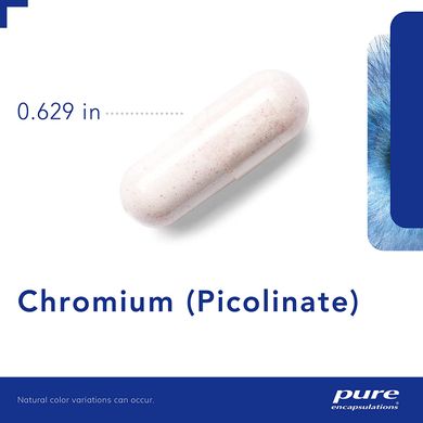 Pure Encapsulations, хром пиколинат, 500 мкг, 180 капсул (PE-00063), фото