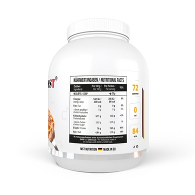 MST Nutrition, Яєчний протеїн, Egg Protein, солона карамель, 72 порції, 1800 г (MST-16303), фото