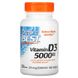 Doctor's Best DRB-00250 Doctor's Best, Витамин D3, 125 мкг (5000 МЕ), 360 мягких желатиновых капсул (DRB-00250) 1