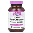 Натуральний бета-каротин, Bluebonnet Nutrition, Beta Carotene 25,000МЕ, 90 гелевих капсул (BLB-00316)