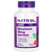 Natrol, Мелатонін, швидкорозчинний, максимальна ефективність, полуниця, 10 мг, 100 таблеток (NTL-07150)