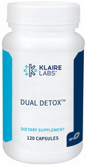Підтримка детоксикації печінки, Dual Detox, Klaire Labs, 120 капсул (KLL-00143), фото