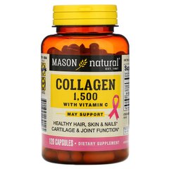 Колаген, 1500 мг, Collagen, Mason Natural, 120 капсул (MAV-17012), фото