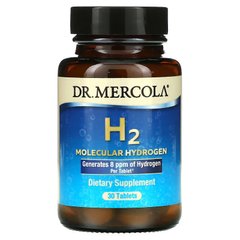 Dr. Mercola, Молекулярний водень H2, 30 таблеток (MCL-03255), фото