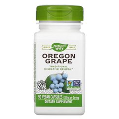 Корінь Орегонського винограду, Nature's Way, 500 мг, 90 кап., (NWY-14159), фото