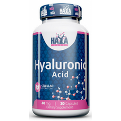 Haya Labs, Гиалуроновая кислота, 40 мг, 30 капсул (818794), фото