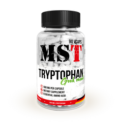 MST Nutrition, L-триптофан, 90 рослинних капсул (MST-00316), фото