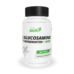 MST Nutrition, Глюкозамін Хондроїтин, МСМ, 60 таблеток (MST-00361), фото