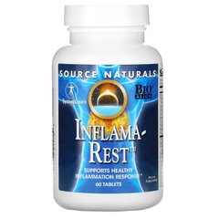 Source Naturals, Харчова добавка Inflama-Rest, 60 таблеток (SNS-01578), фото