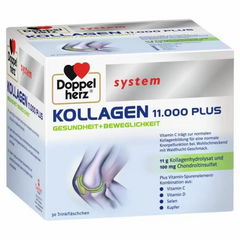 Колаген 11.000 Плюс, Kollagen 11.000 Plus, Doppelherz System, 30 флаконів по 25 мл (DOP-00937), фото