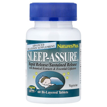 NaturesPlus, Sleep Assure&reg;, 60 двухслойных таблеток (NAP-04760), фото
