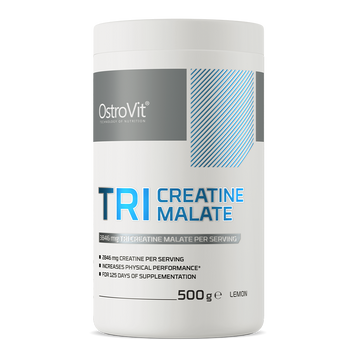 Креатин OstroVit Tri Creatine Malate | лимон - 500 г, фото