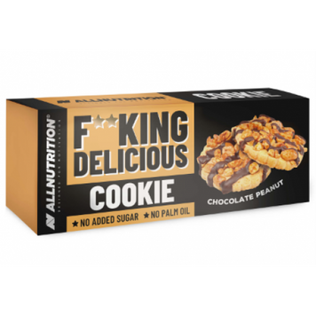Allnutrition, Fitking Delicious Сookie, шоколад-арахіс, 150 г (ALL-74097), фото