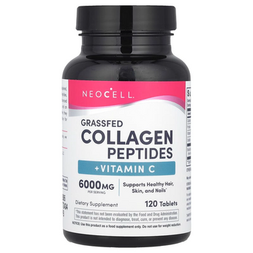 Neocell, Super Collagen + C, добавка з колагеном та вітаміном C, 120 таблеток (NEL-12895), фото