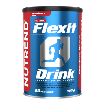 Nutrend, FLEXIT DRINK, полуниця, 400 г (NUT-86509), фото