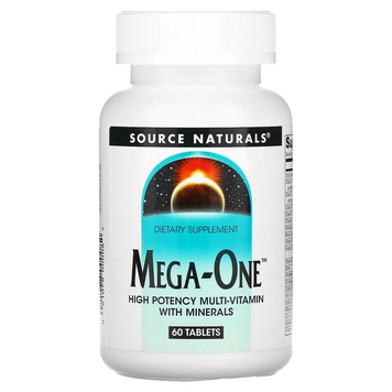 Source Naturals, Mega-One, 60 таблеток (SNS-00008), фото