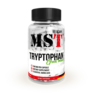 MST Nutrition, L-триптофан, 90 рослинних капсул (MST-00316), фото