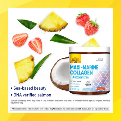 Морський колаген (порошок) Country Life Maxi-Marine Collagen - 113 г, фото