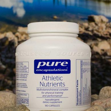Мультивитаминно-минеральный комплекс для тренировок, Athletic Nutrients, Pure Encapsulations, 180 капсул (PE-01188), фото