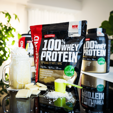 Сывороточный протеин Nutrend 100% Whey Protein | ваниль - 400 г, фото