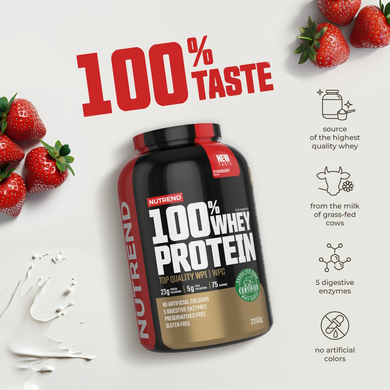 Сывороточный протеин Nutrend 100% Whey Protein | ваниль - 400 г, фото