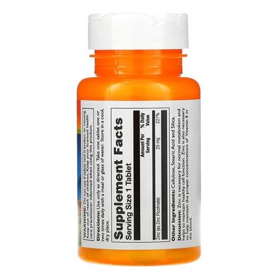 Thompson, пиколинат цинка, 25 мг, 60 таблеток (THO-19105), фото