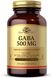 Solgar SOL-01211 ГАМК, Гамма-аминомасляная кислота (GABA), Solgar, 500 мг, 100 капсул (SOL-01211) 1