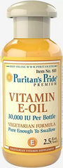 Вітамін Е, Vitamin E-Oil, Puritan's Pride, 30000 МО, масло, 74 мл (PTP-10810), фото