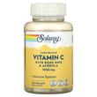Solaray, витамин C с медленным высвобождением, с шиповником и ацеролой, 1000 мг, 100 растительных капсул (SOR-04450)