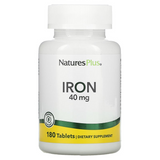 Nature's Plus NAP-03420 NaturesPlus, железо, 40 мг, 180 таблеток (NAP-03420)